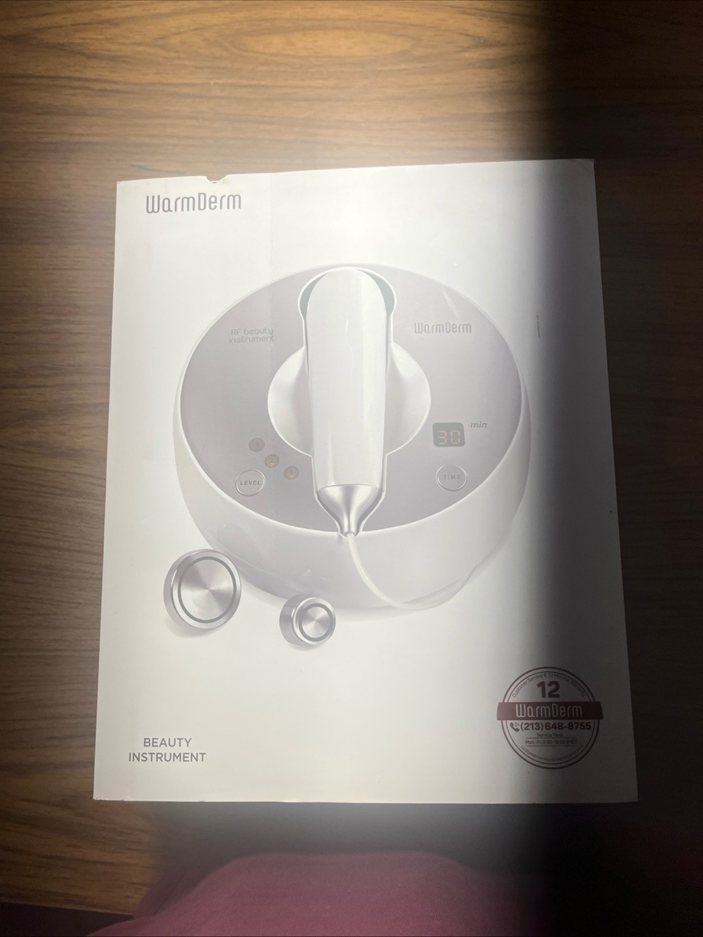Warm Derm Skin Firming Facial Device  EP-300 3 Levels Dule Probes  Intelligent c